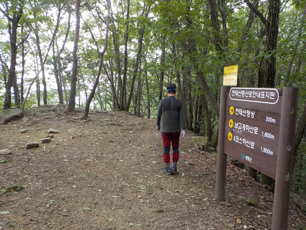 충북 영동 천태산 등산코스