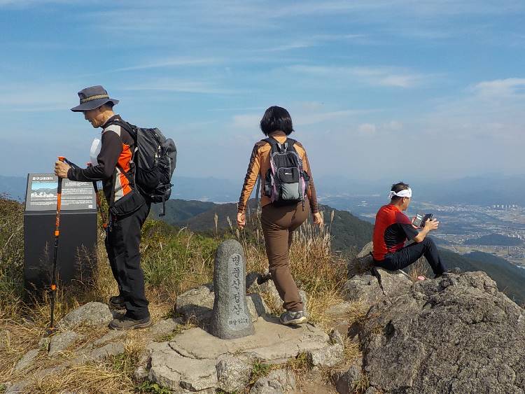 병풍산 등산코스 담양 병풍산 최단코스 한재골 원점회귀 등산지도