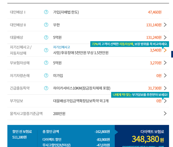 자동차보험 견적