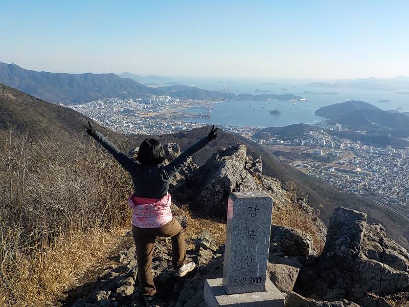 장복산 등산코스 해발 582미터 창원 장복산 최단코스 등산지도