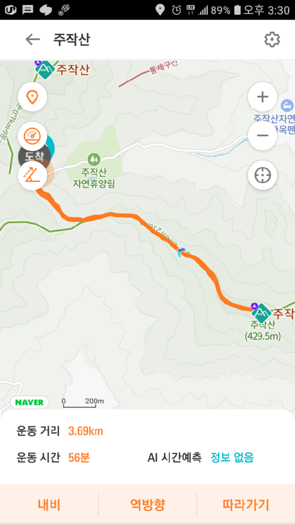 주작산 등산코스