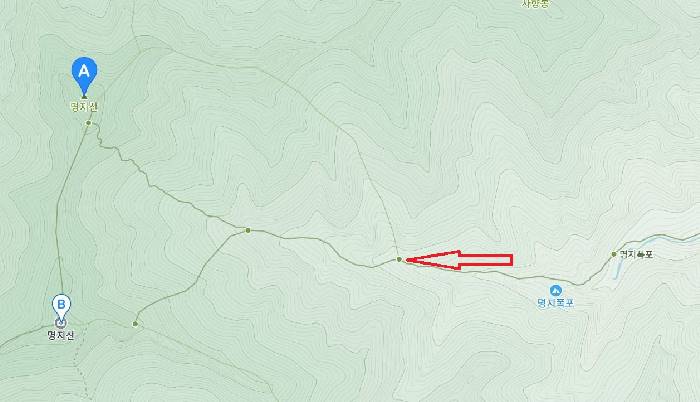 가평 명지산 등산코스 등산지도 최단코스 시간7