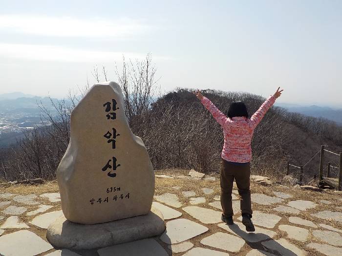 파주 감악산 등산코스 원점회귀 왕복 20분 파주 감악산 최단코스 등산지도