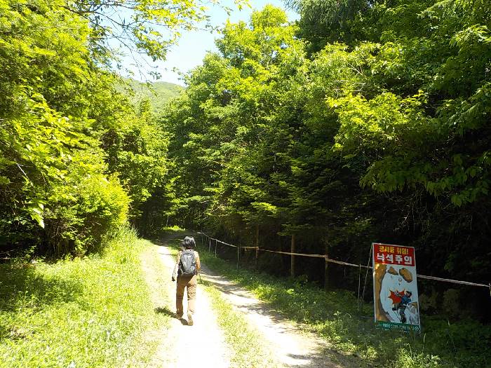 민주지산 등산코스 민주지산 최단코스 등산지도10