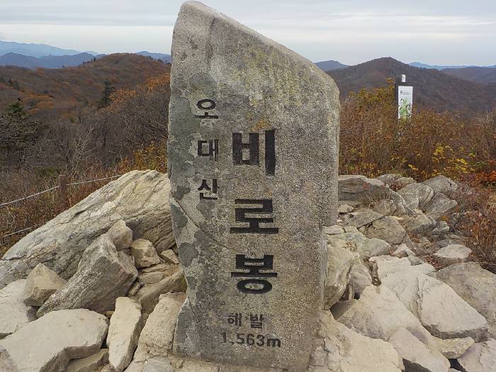 오대산 등산코스 오대산 비로봉 최단코스24